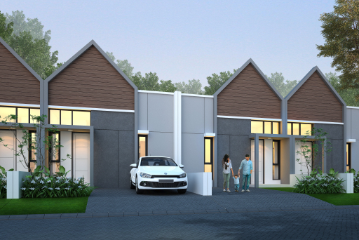 Rumah 2 Lantai Full Bata Merah